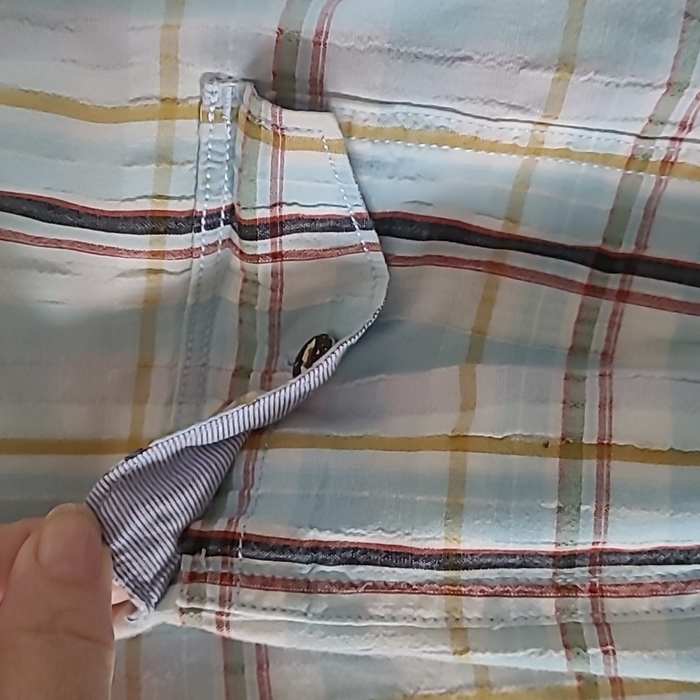Tommy Bahama Plaid Short Sleeve Shirt XXL - Picture 6 of 10